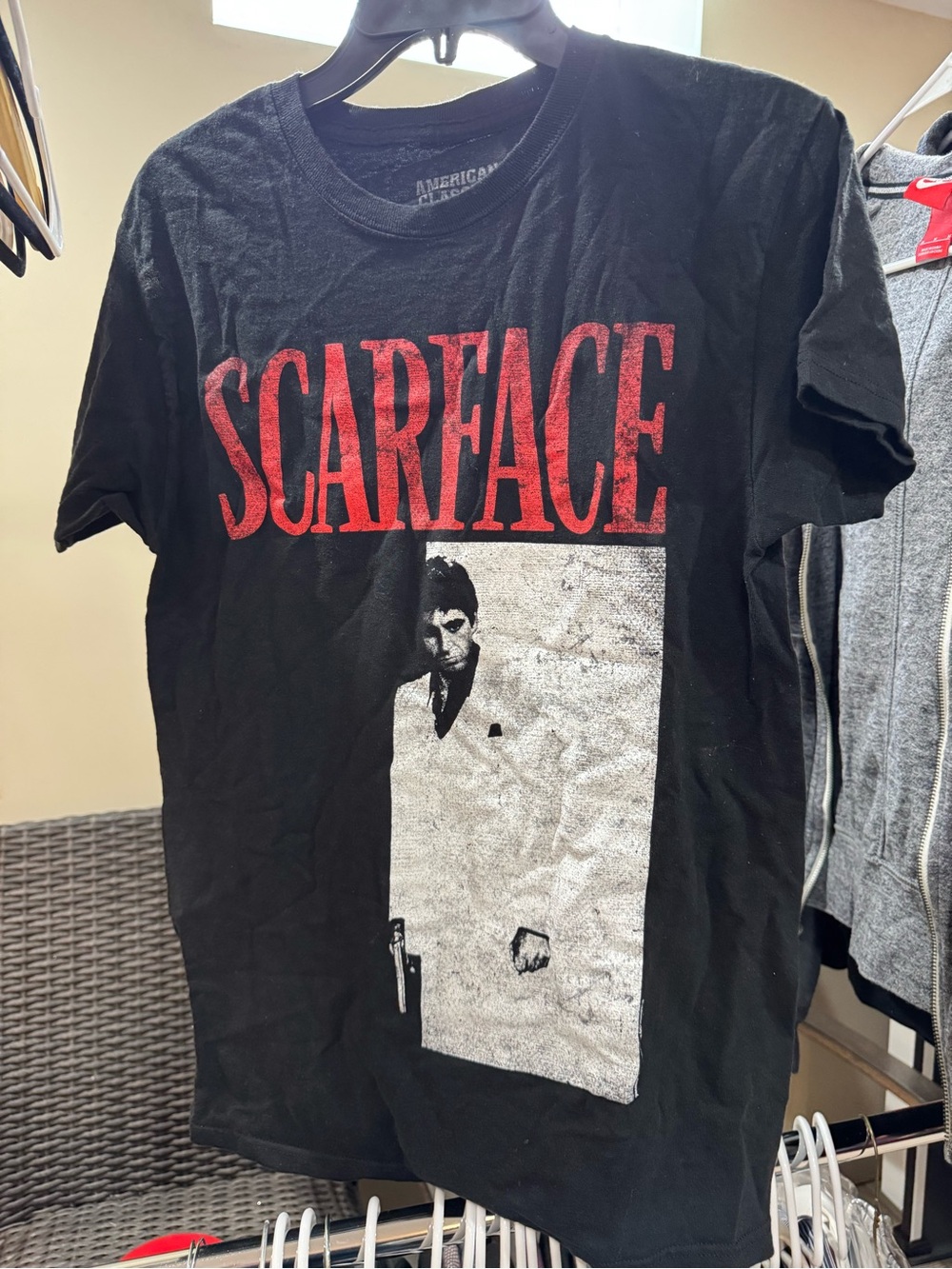 Scarface Graphic Tee - Black with Red Print